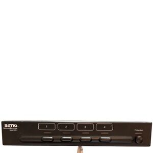Sima SSW-4 Speaker Selector 4-Way Audio Switcher Box 100W Per Channel Black